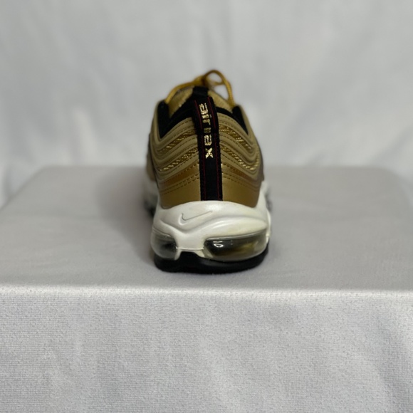 SZ 7 AIR MAX 97 OG QUICK-STRIKE GS 'METALLIC GOLD' 2017 QUICK SHIPPING!!! EASY!! - Picture 7 of 14